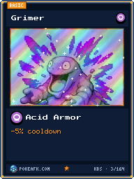 Grimer · Acid Armor · Foil