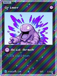 Grimer · Acid Armor · Reverse Foil