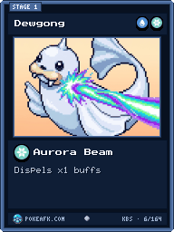 Dewgong · Aurora Beam · Common