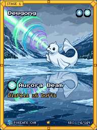 Dewgong · Aurora Beam · Illustration Rare