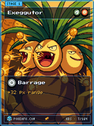 Exeggutor · Barrage · Full Art