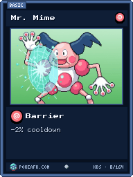 Mr. Mime · Barrier · Common