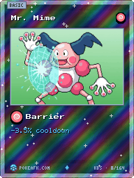 Mr. Mime · Barrier · Reverse Foil