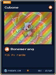 Cubone · Bonemerang · Foil