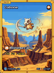 Cubone · Bonemerang · Illustration Rare