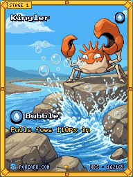 Kingler · Bubble · Illustration Rare