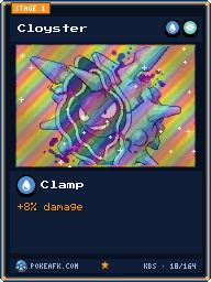 Cloyster · Clamp · Foil