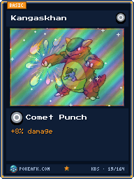 Kangaskhan · Comet Punch · Foil