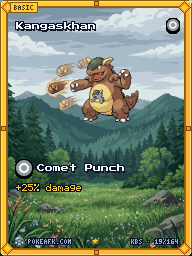 Kangaskhan · Comet Punch · Illustration Rare