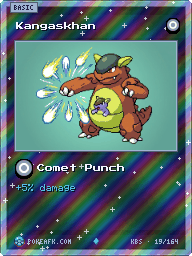 Kangaskhan · Comet Punch · Reverse Foil