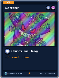 Gengar · Confuse Ray · Foil