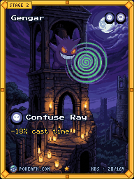 Gengar · Confuse Ray · Illustration Rare