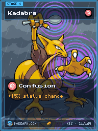 Kadabra · Confusion · Full Art