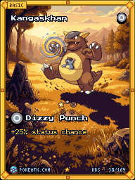 Kangaskhan · Dizzy Punch · Illustration Rare