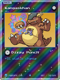 Kangaskhan · Dizzy Punch · Reverse Foil