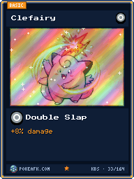 Clefairy · Double Slap · Foil