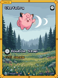 Clefairy · Double Slap · Illustration Rare