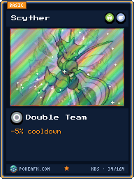 Scyther · Double Team · Foil