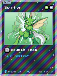 Scyther · Double Team · Reverse Foil