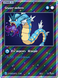 Gyarados · Dragon Rage · Reverse Foil