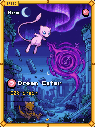 Mew · Dream Eater · Illustration Rare