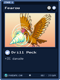Fearow · Drill Peck · Common