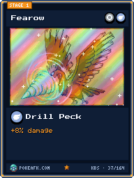 Fearow · Drill Peck · Foil