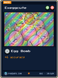 Exeggcute · Egg Bomb · Foil