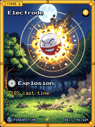 Electrode · Explosion · Illustration Rare