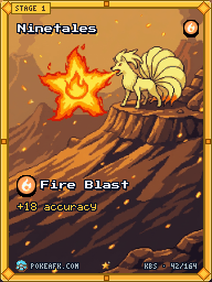 Ninetales · Fire Blast · Illustration Rare