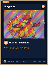 Magmar · Fire Punch · Foil