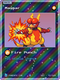 Magmar · Fire Punch · Reverse Foil