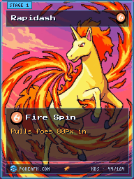 Rapidash · Fire Spin · Full Art