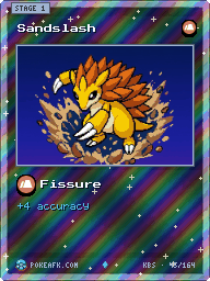 Sandslash · Fissure · Reverse Foil