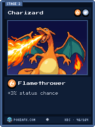 Charizard · Flamethrower · Common