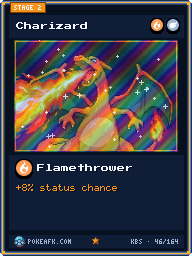 Charizard · Flamethrower · Foil