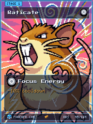 Raticate · Focus Energy · Full Art