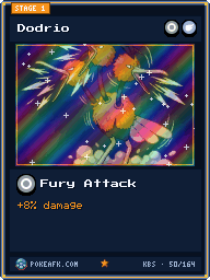 Dodrio · Fury Attack · Foil
