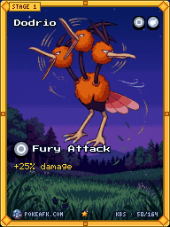 Dodrio · Fury Attack · Illustration Rare