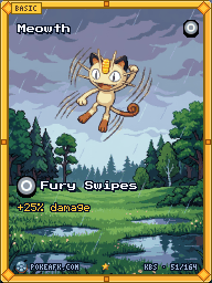 Meowth · Fury Swipes · Illustration Rare