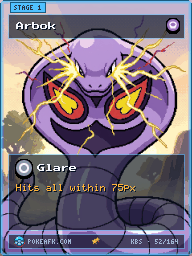 Arbok · Glare · Full Art