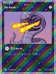 Arbok · Glare · Reverse Foil