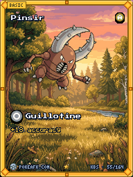 Pinsir · Guillotine · Illustration Rare