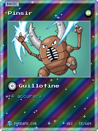 Pinsir · Guillotine · Reverse Foil