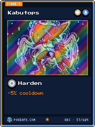 Kabutops · Harden · Foil
