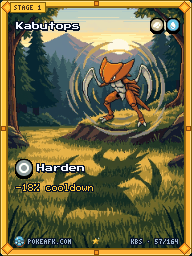 Kabutops · Harden · Illustration Rare