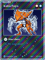 Kabutops · Harden · Reverse Foil