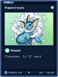Vaporeon · Haze · Common