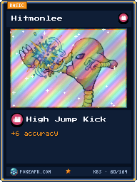 Hitmonlee · High Jump Kick · Foil