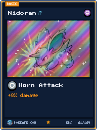 Nidoran♂ · Horn Attack · Foil